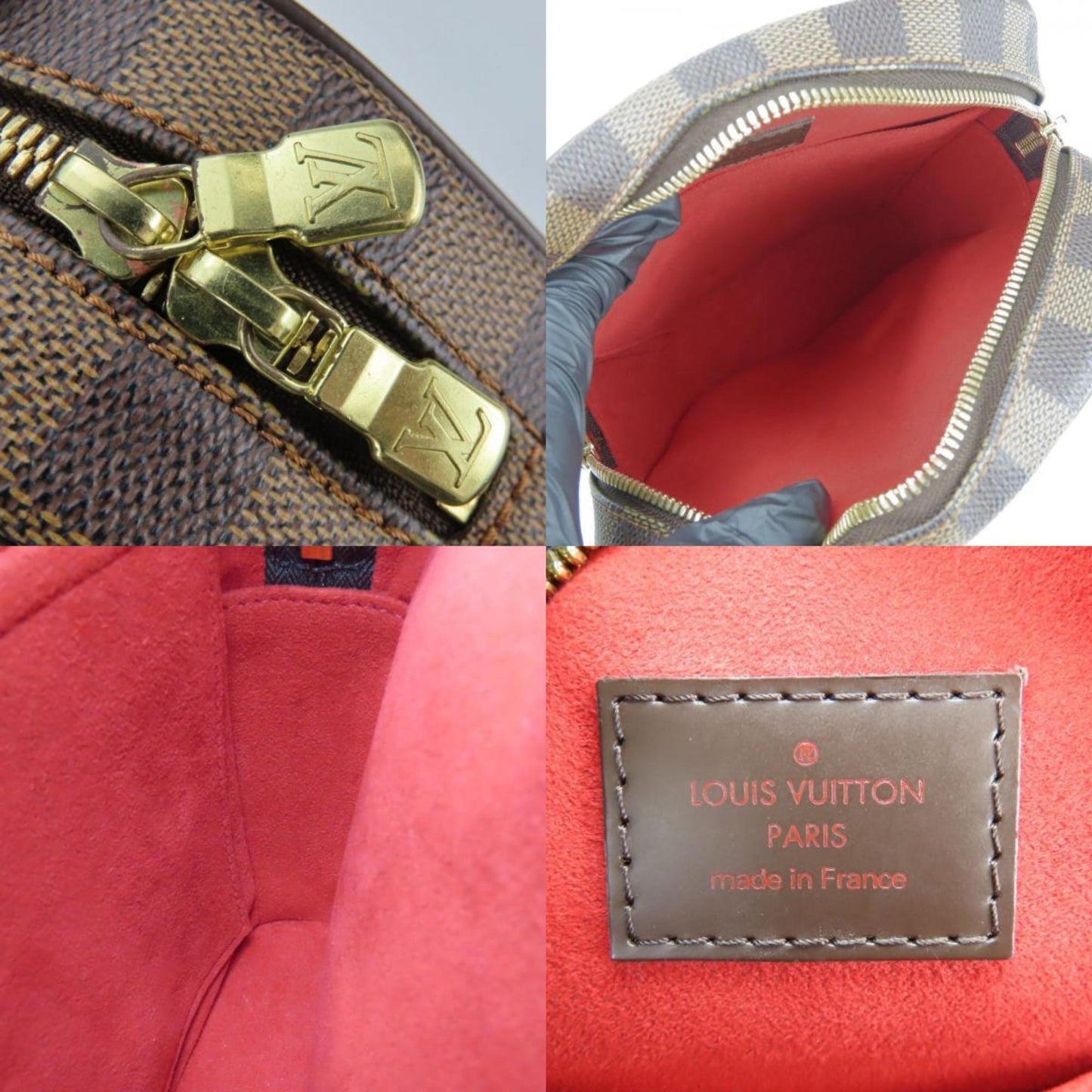 Louis Vuitton Shoulder Bag Ipanema Pm N51294 Damier Ebene Brown