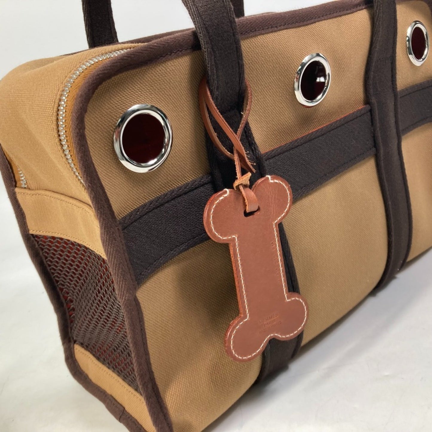Hermes H800639Ek01 Pet Dog Tote Bag For Small Dogs (Under 5Kg) - Carrier/Pet Carrier/Boston