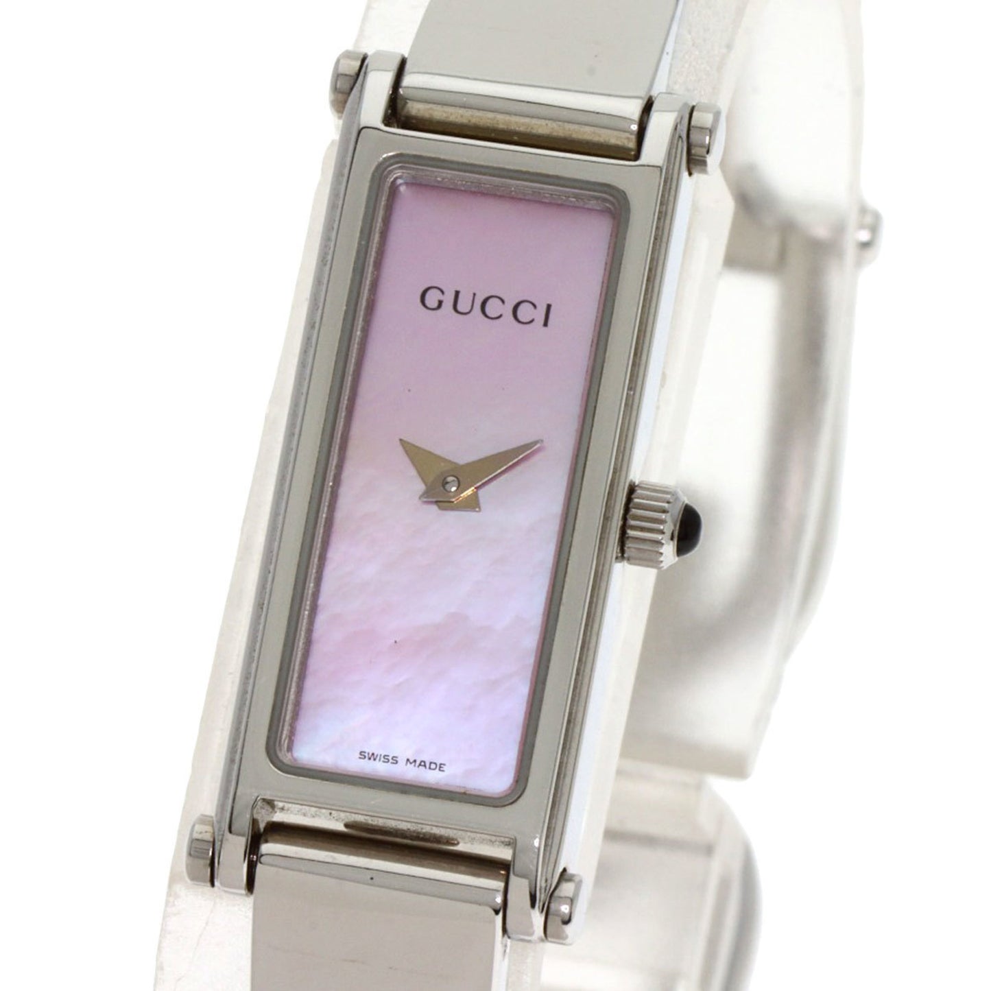 Gucci 1500L Square Face Watch Stainless Steel Ss