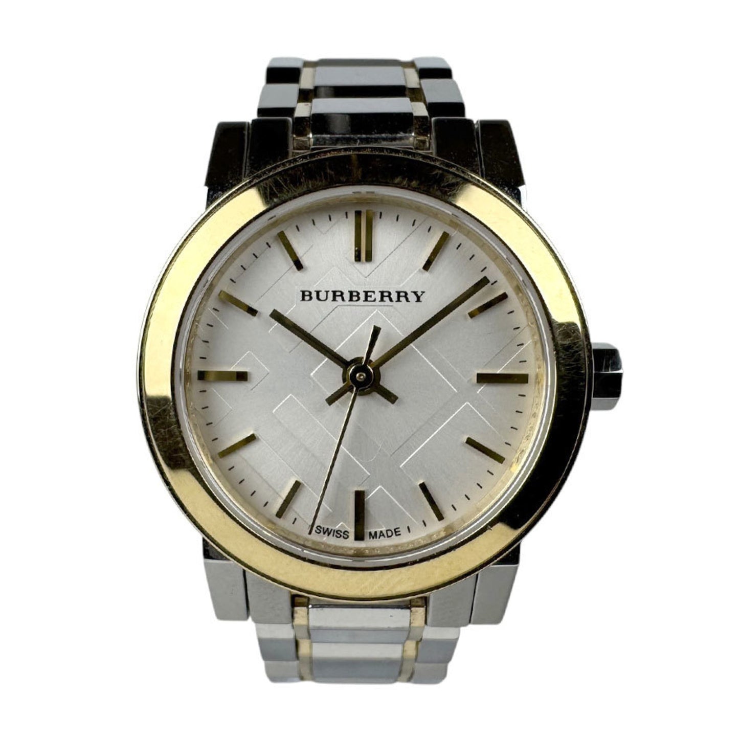 Burberry Watch The City Stainless Steel Silver X Gold