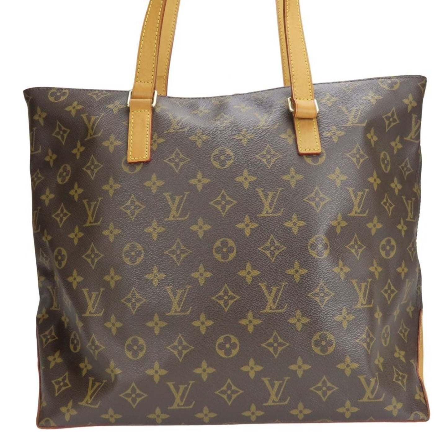 Louis Vuitton Tote Bag Cabas Maison M51151 Monogram Tanned Leather Brown