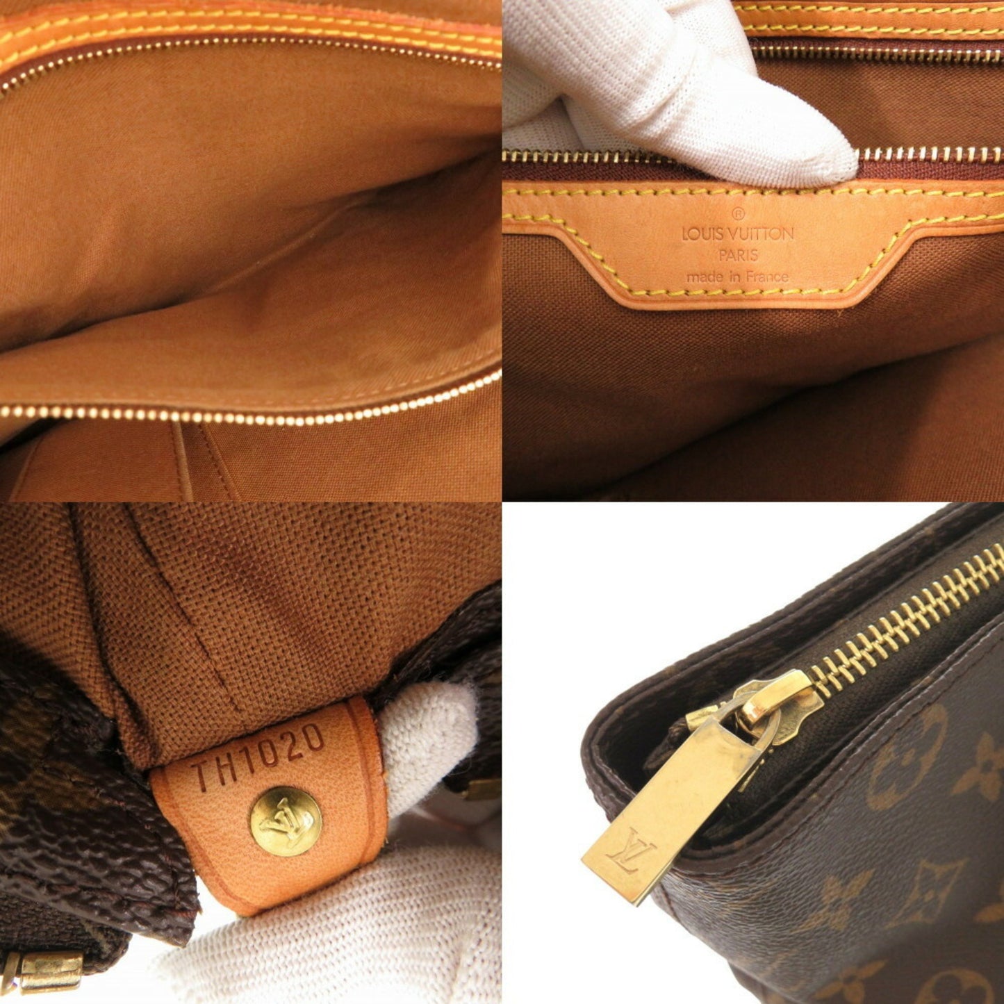 Louis Vuitton Caba Maison Monogram M51151 Brown Tote Bag 1203Louis Vuitton