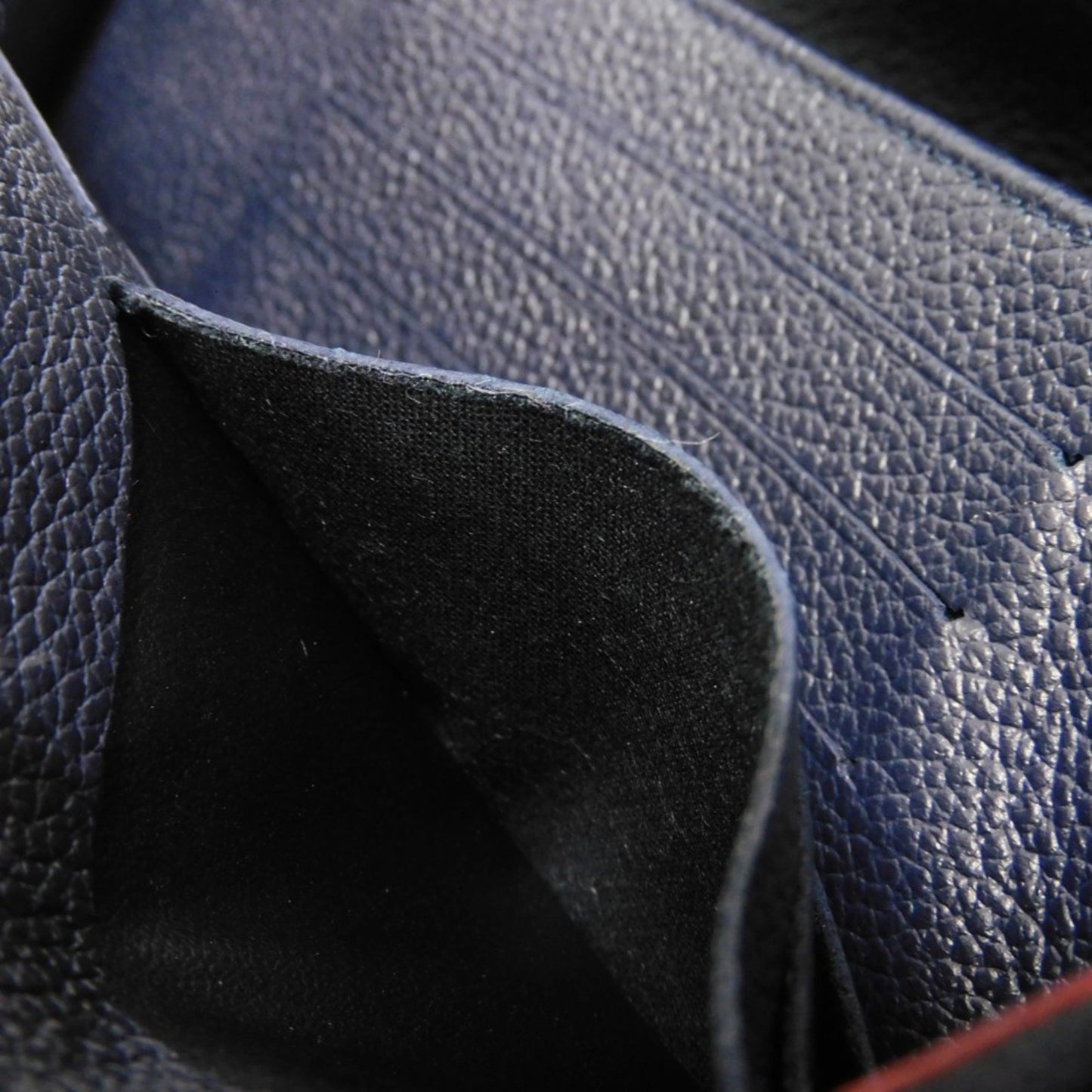 Louis Vuitton Louis Vuitton Long Wallet Portefeuille Pont Neuf Lv Flower Navy Red Monogram