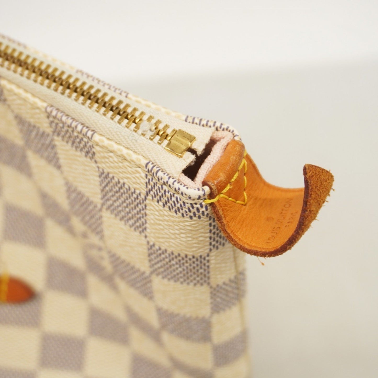Louis Vuitton Damier Azur Iena Mm Tote Bag N44040 White