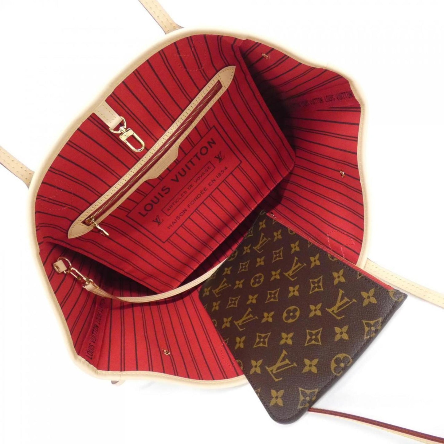 Louis Vuitton Monogram Neverfull Mm M46987 Handbag