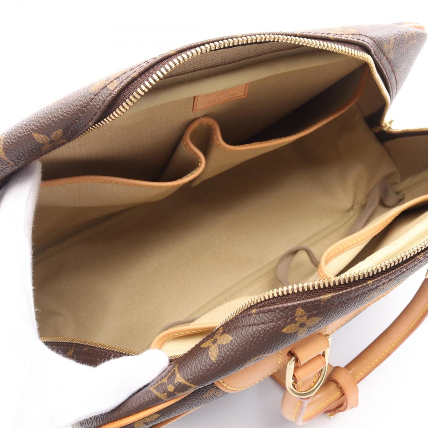 Louis Vuitton Deauville Bowling Vanity Handbag