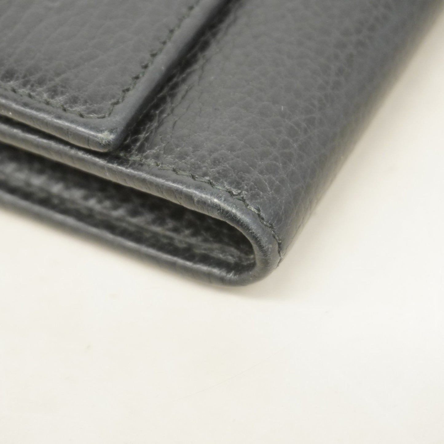 Gucci Gg Marmont Long Wallet 456116 Leather Black
