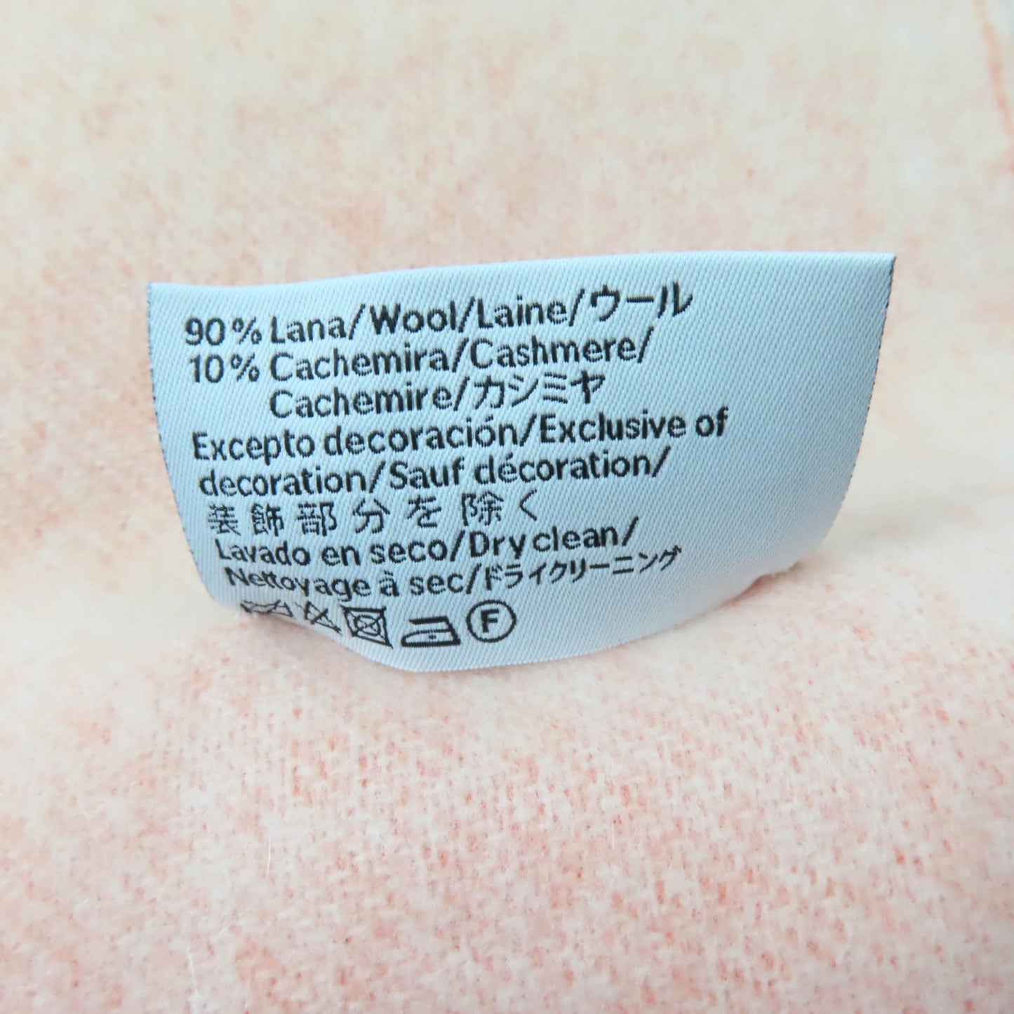 Loewe Women'S Wool And Cashmere Blend Scarf With Anagram Embroidery Fringe