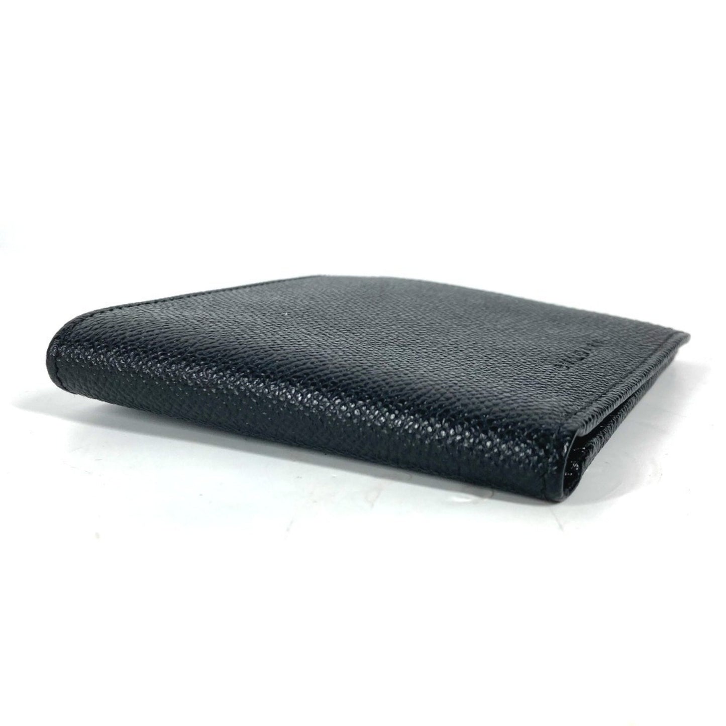 Bvlgari Bulgari Logo Compact Wallet Bi-Fold Leather