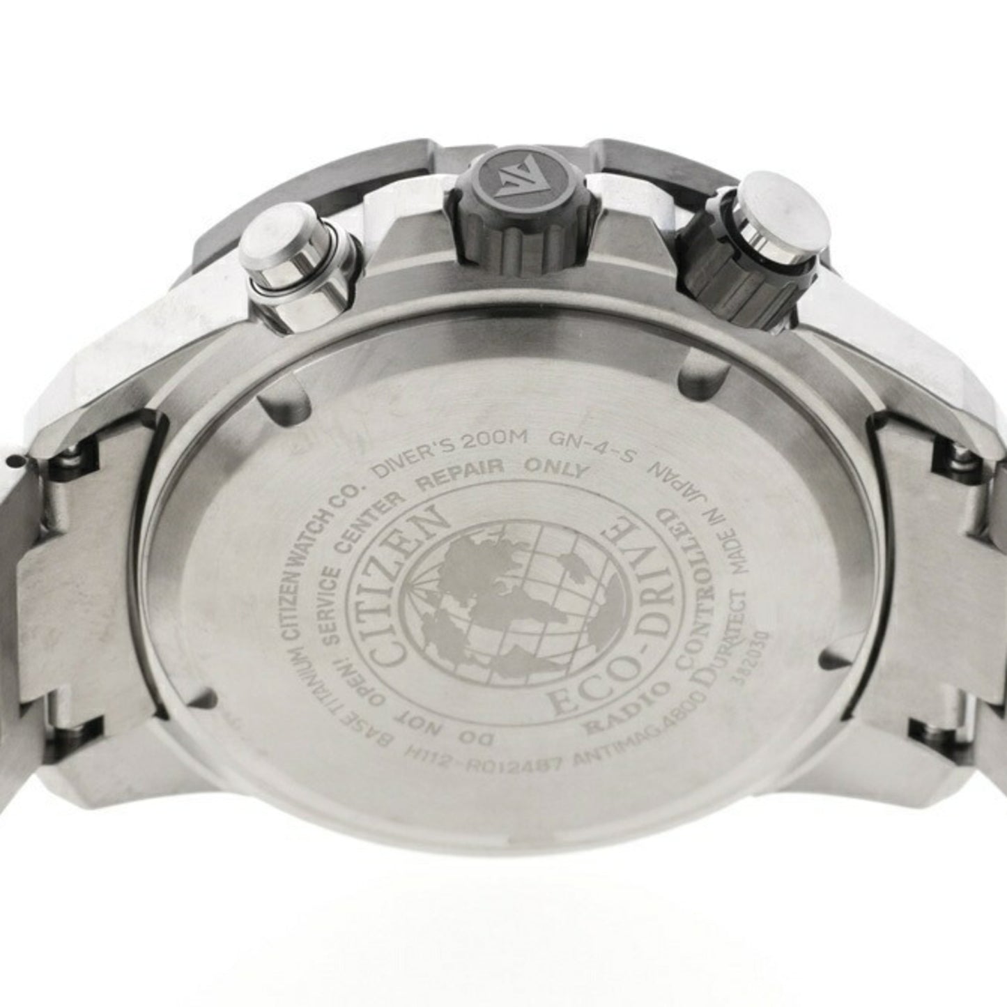 Citizen Promaster Marine As7145-69L H112-R012487 Blue Quartz Watch Radio Solar A-157972
