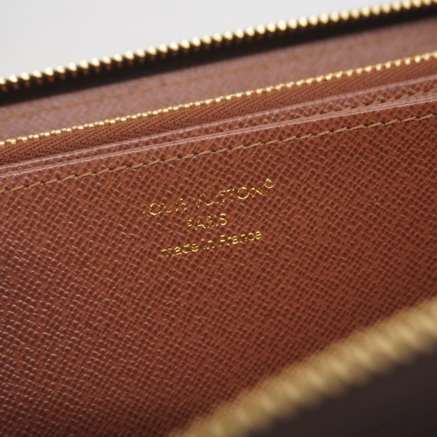 Louis Vuitton Monogram Zippy Wallet M42616 Brown