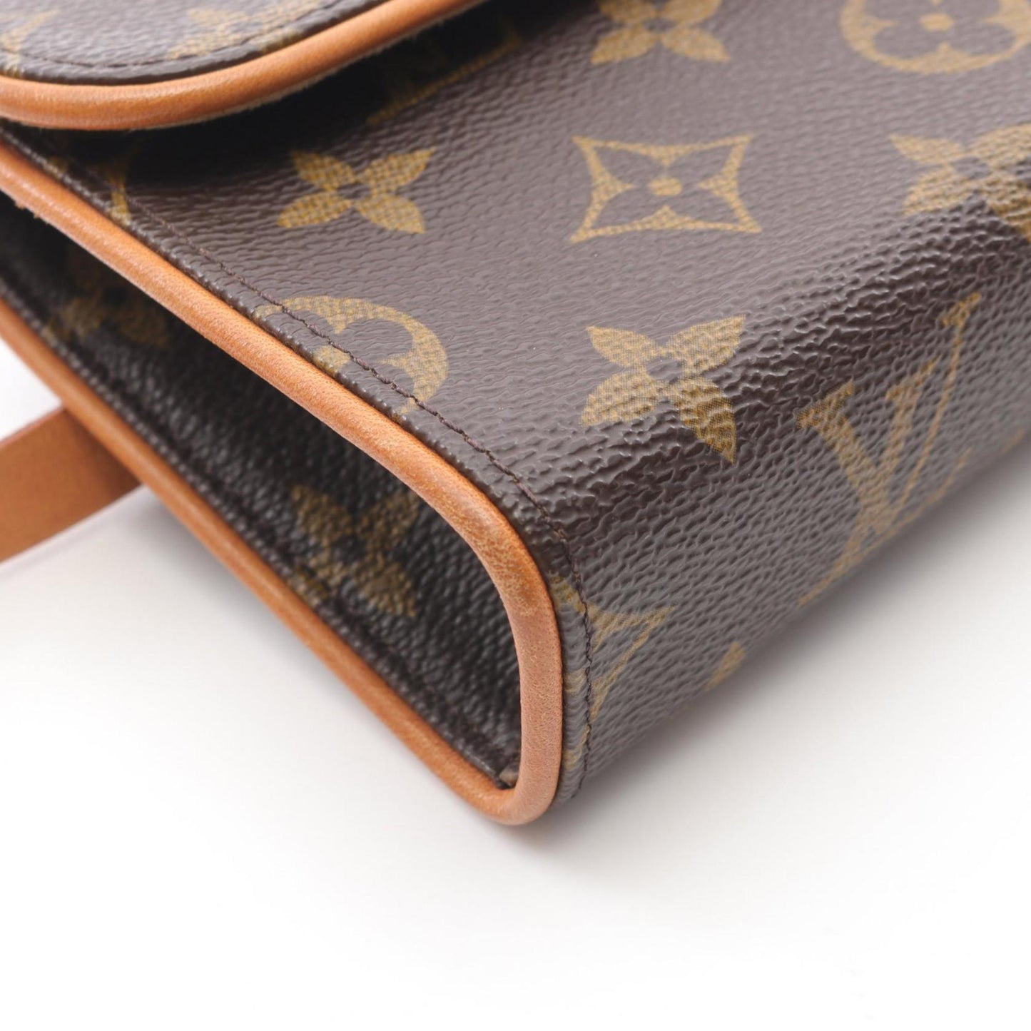 Louis Vuitton Florentine Pochette Waist Bag/Body Bag In Coated Canvas And Leather With Monogram