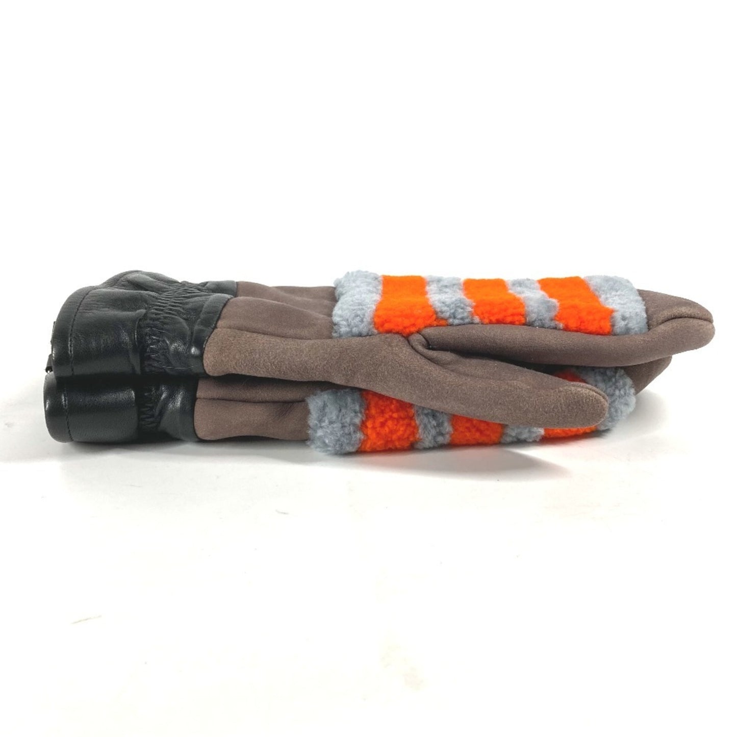 Fendi Fxy018 Mouton Gloves Angora