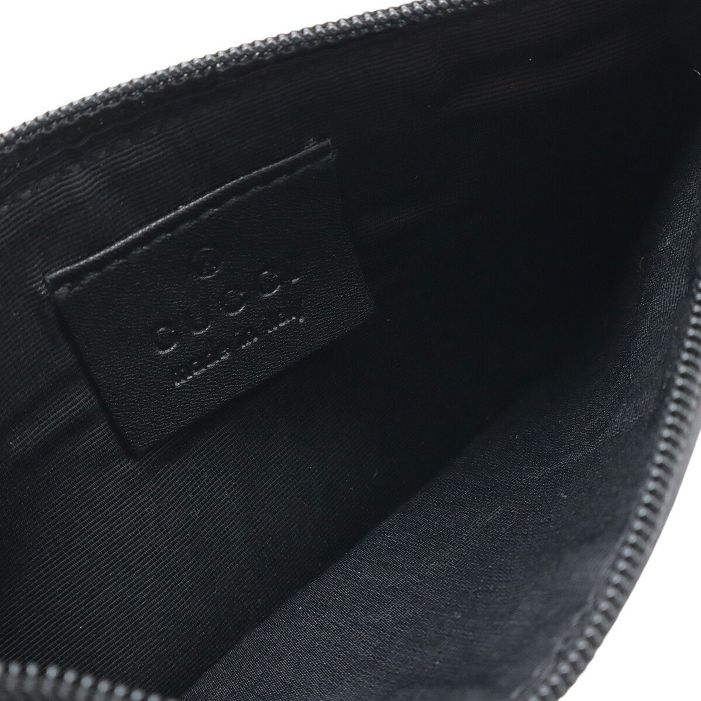 Gucci Gg Canvas Shoulder Bag Leather Black 90646
