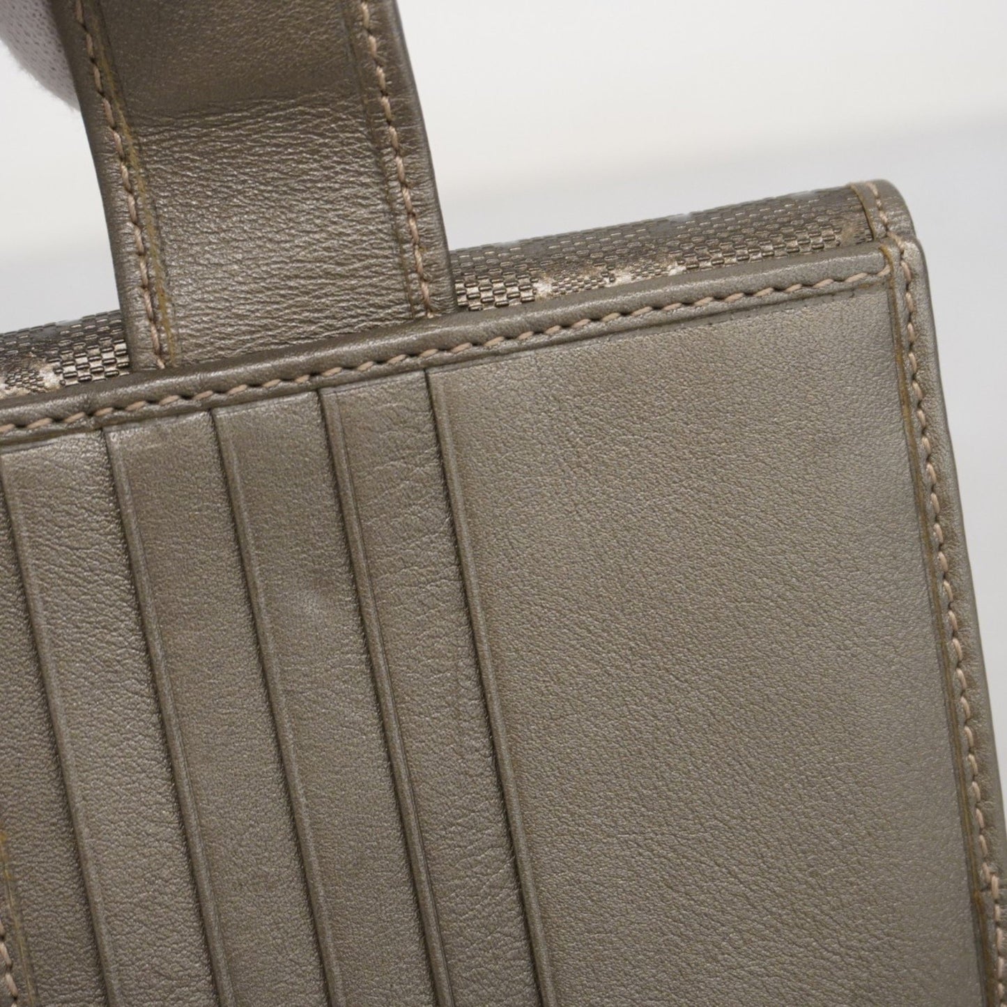 Gucci Gg Imprime Wallet 212105 Coated Canvas Khaki