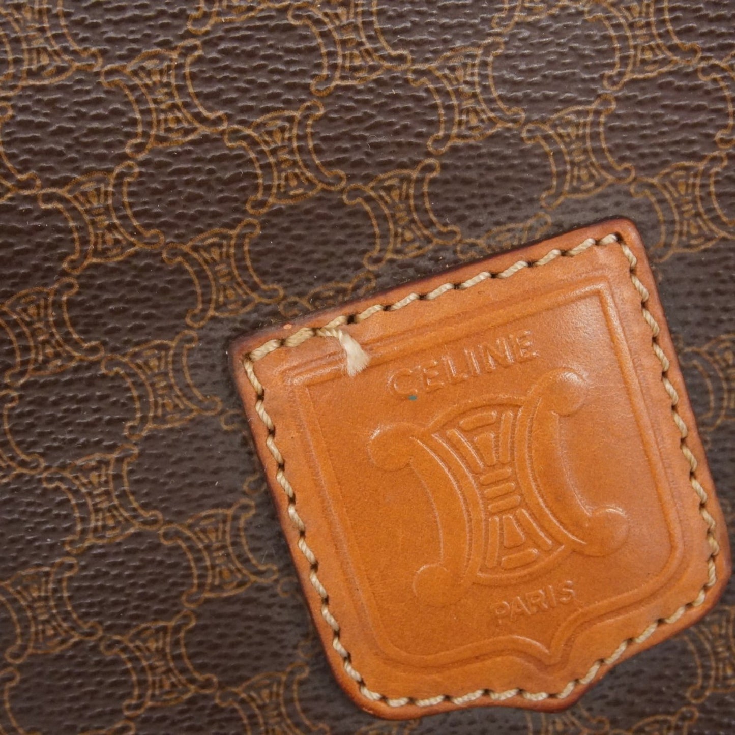 Celine Boston Bag Macadam Brown