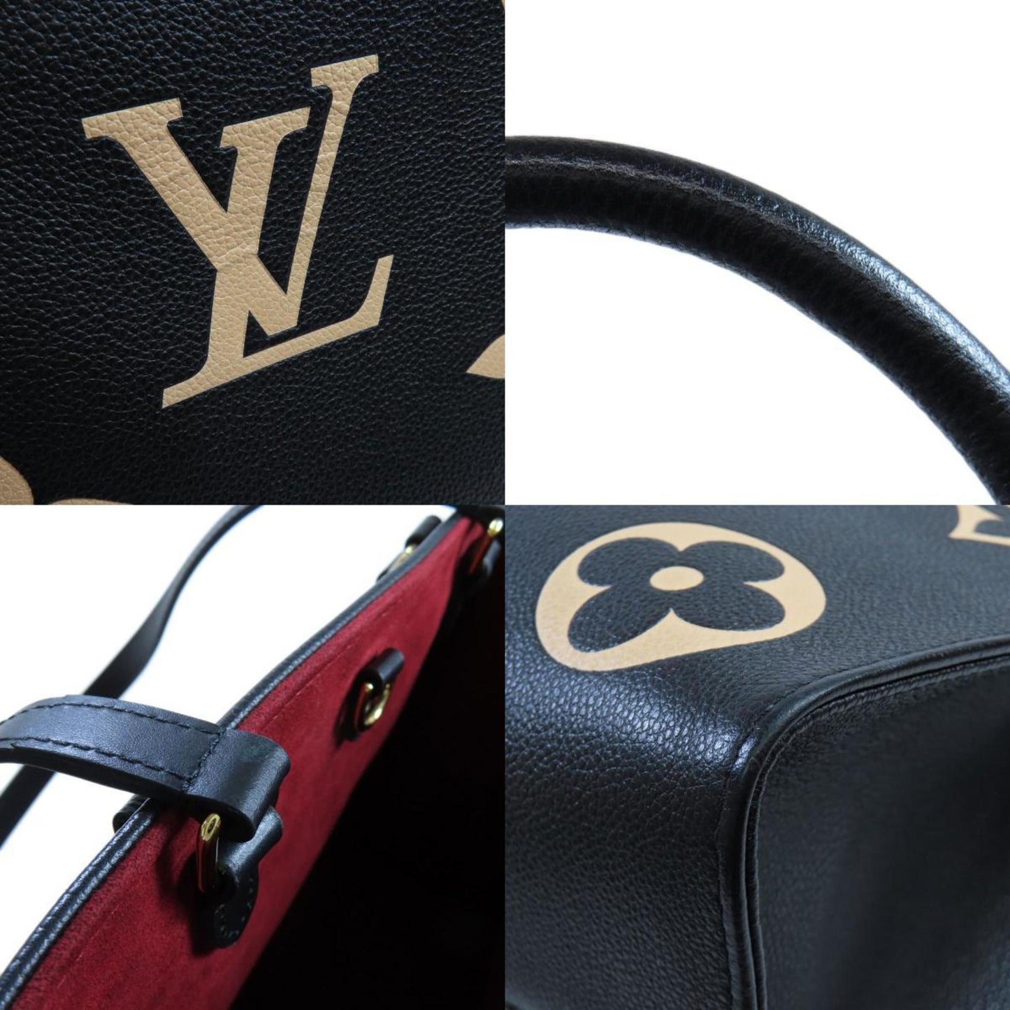 Louis Vuitton M45495 On The Go Mm Tote Bag Empreinte