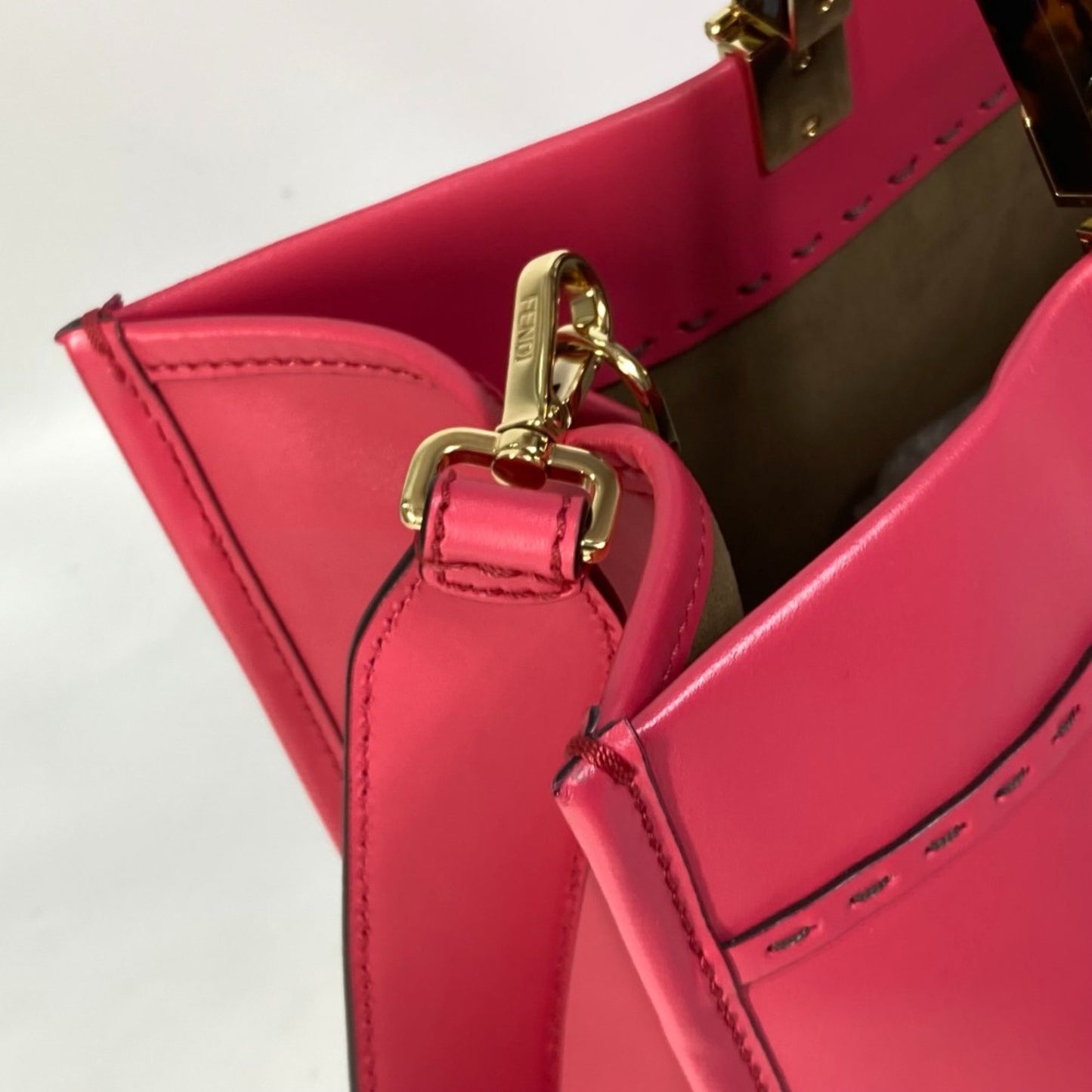 Fendi 8Bh386 Shoulder Bag 2Way Bag Tote Bag Pink