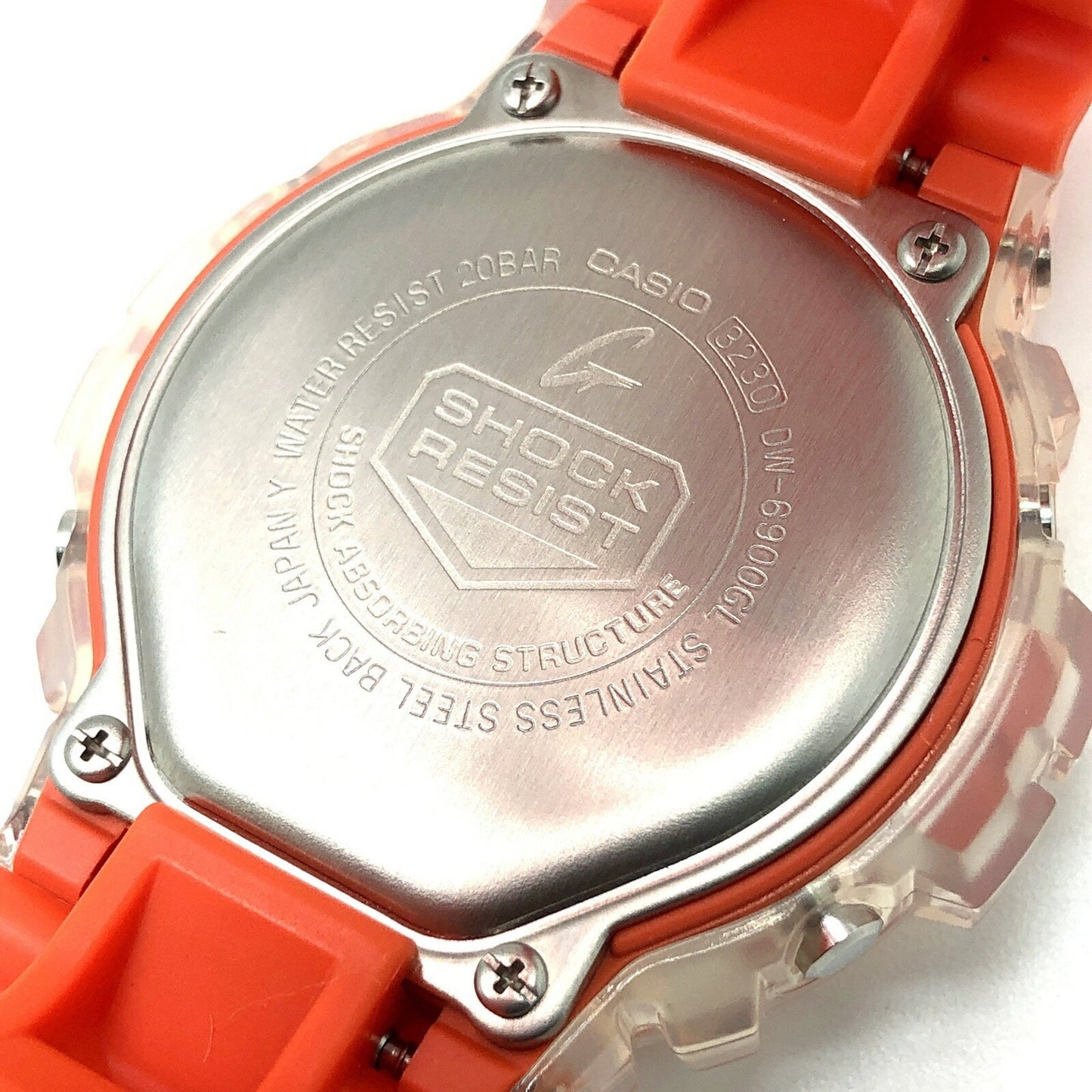 G-Shock Casio Dw-6900Gl-4 Lucky Drop Series Capsule Toy Watch With Skeleton Bezel