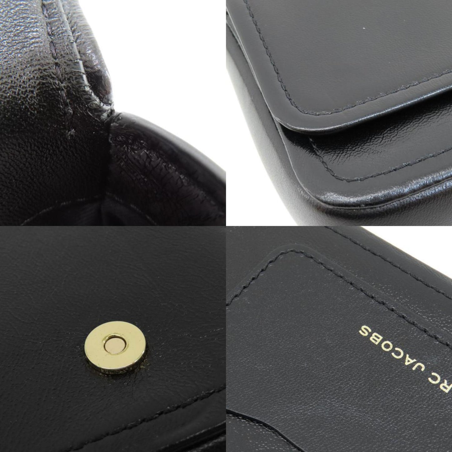 Marc Jacobs Double J Shoulder Bag Leather