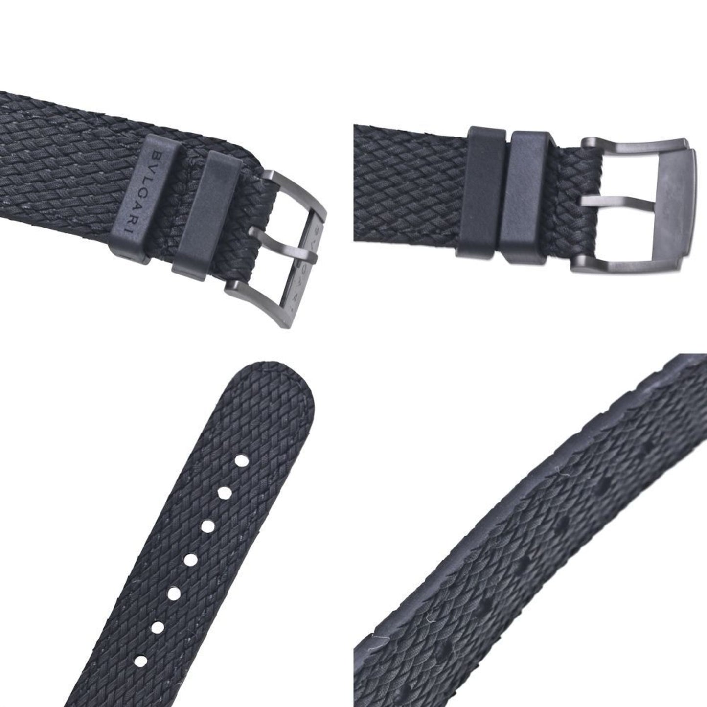 Bvlgari Solotempo Watch 102929 Bb41S Stainless Steel X Rubber