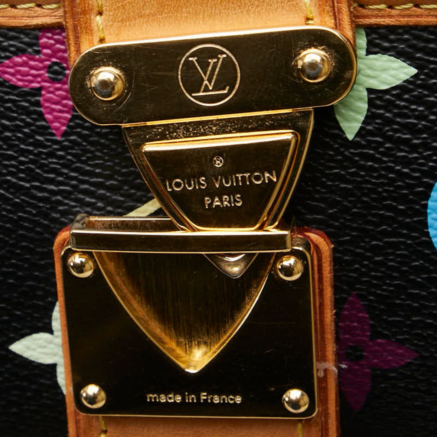 Louis Vuitton Monogram Multicolore Shirley Shoulder Bag M40050 In Black