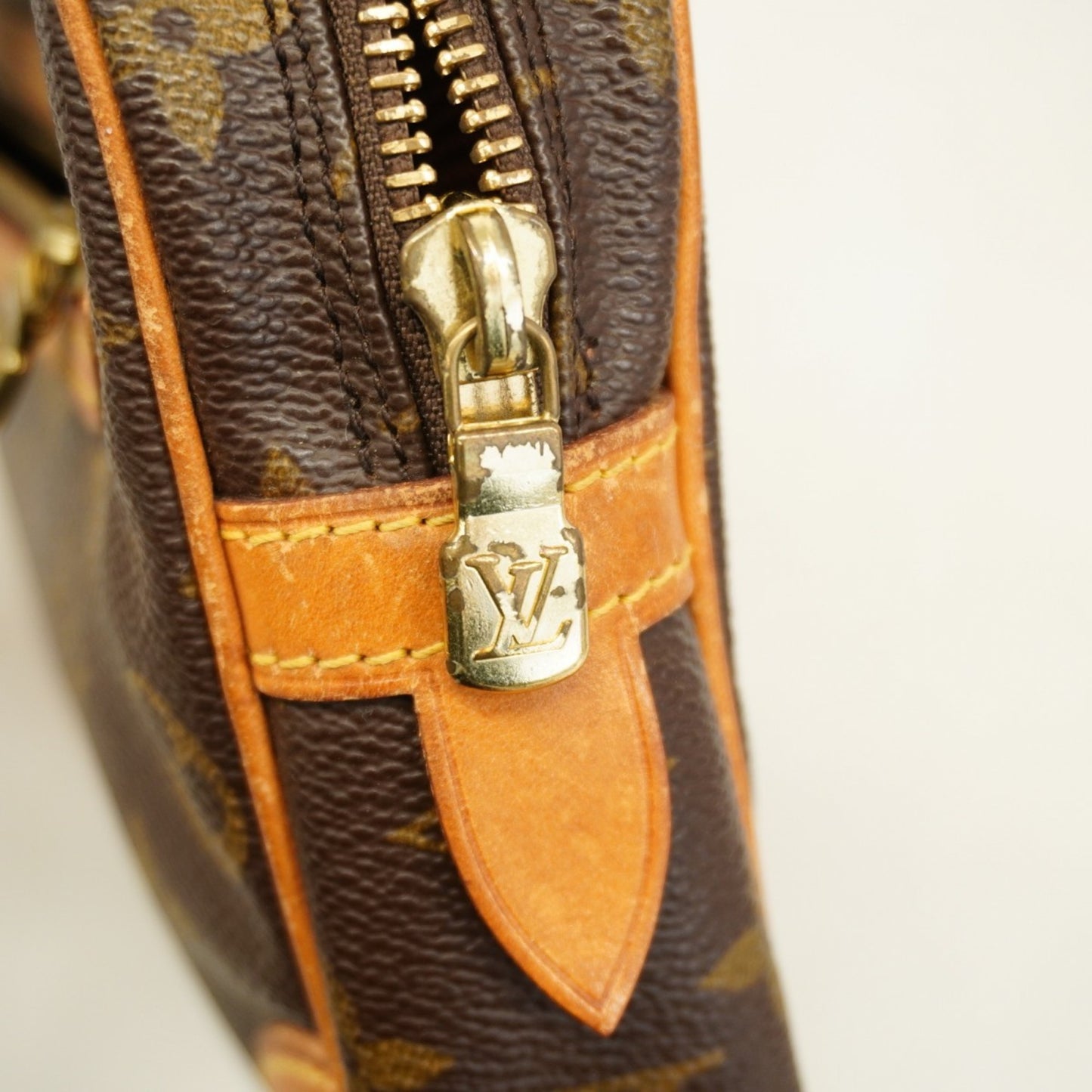 Louis Vuitton Monogram Marly Dragonne Gm Clutch Bag M51825 Brown