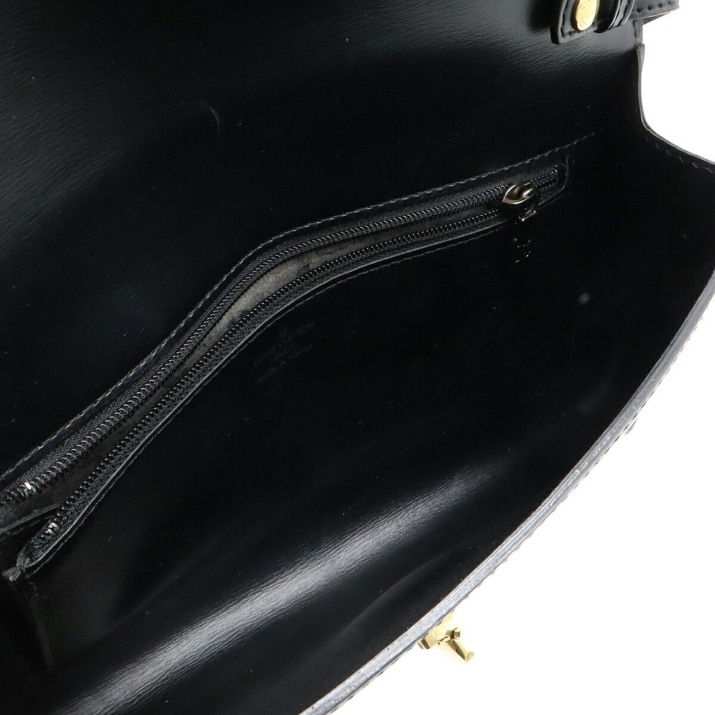 Louis Vuitton Epi Arches Shoulder Bag/Pochette/Clutch Bag In Noir Black