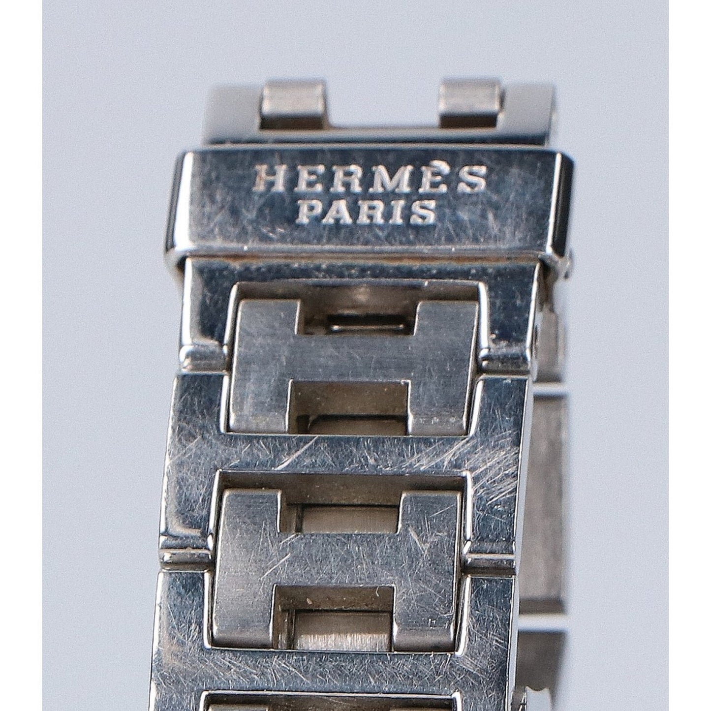 Hermes Cl5 210 Clipper Diver Date Stainless Steel Watch With Navy Dial And Quartz Movement