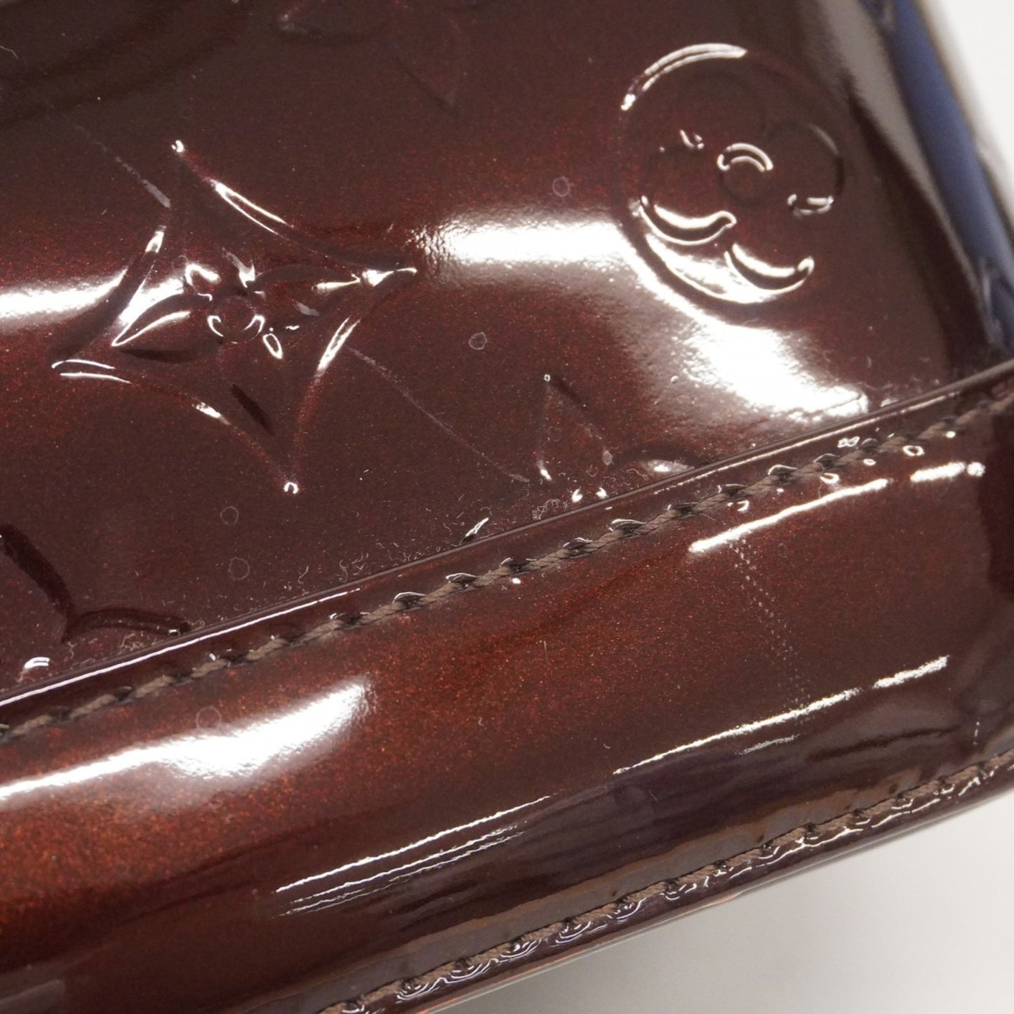 Louis Vuitton Vernis Alma Pm Handbag M91611 Amaranth