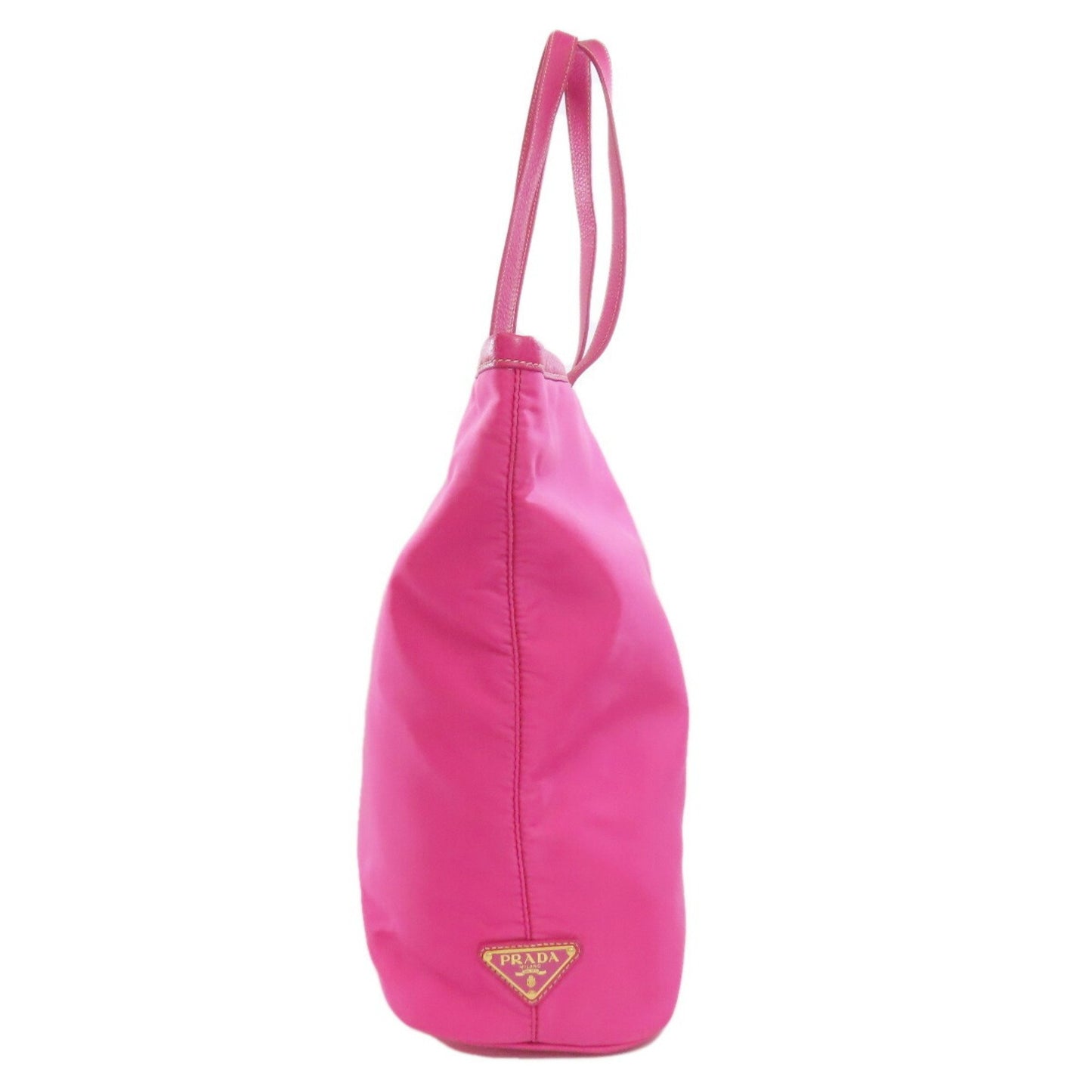 Prada Metal Tote Bag Nylon Material