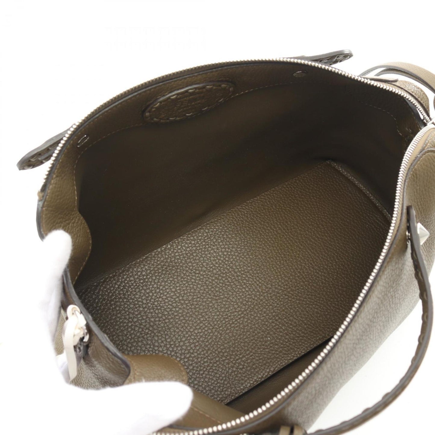 Fendi By The Way Selleria Large Handbag Bag Leather
