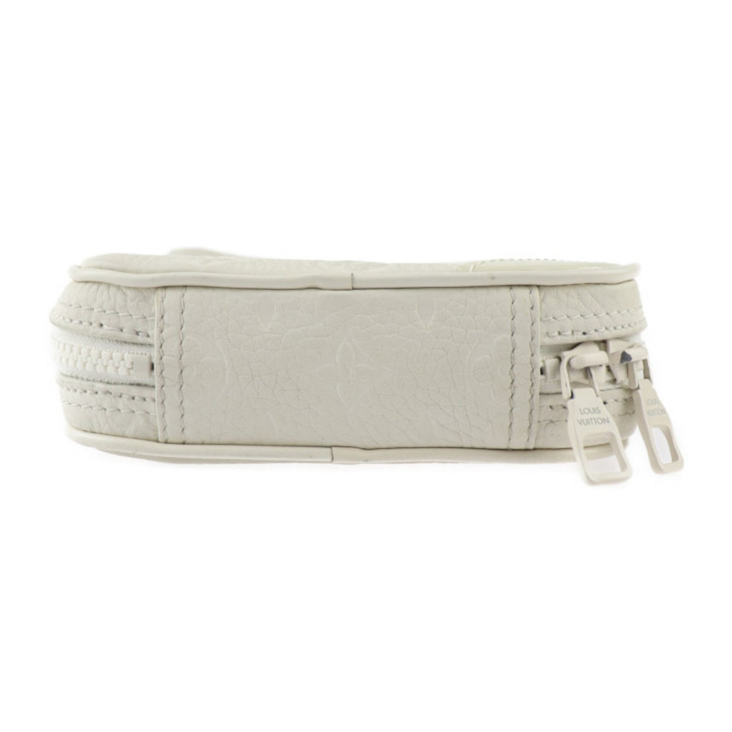 Louis Vuitton Utility Side Bag Monogram Shoulder M53297 Taurillon Leather Off-White Body Pouch