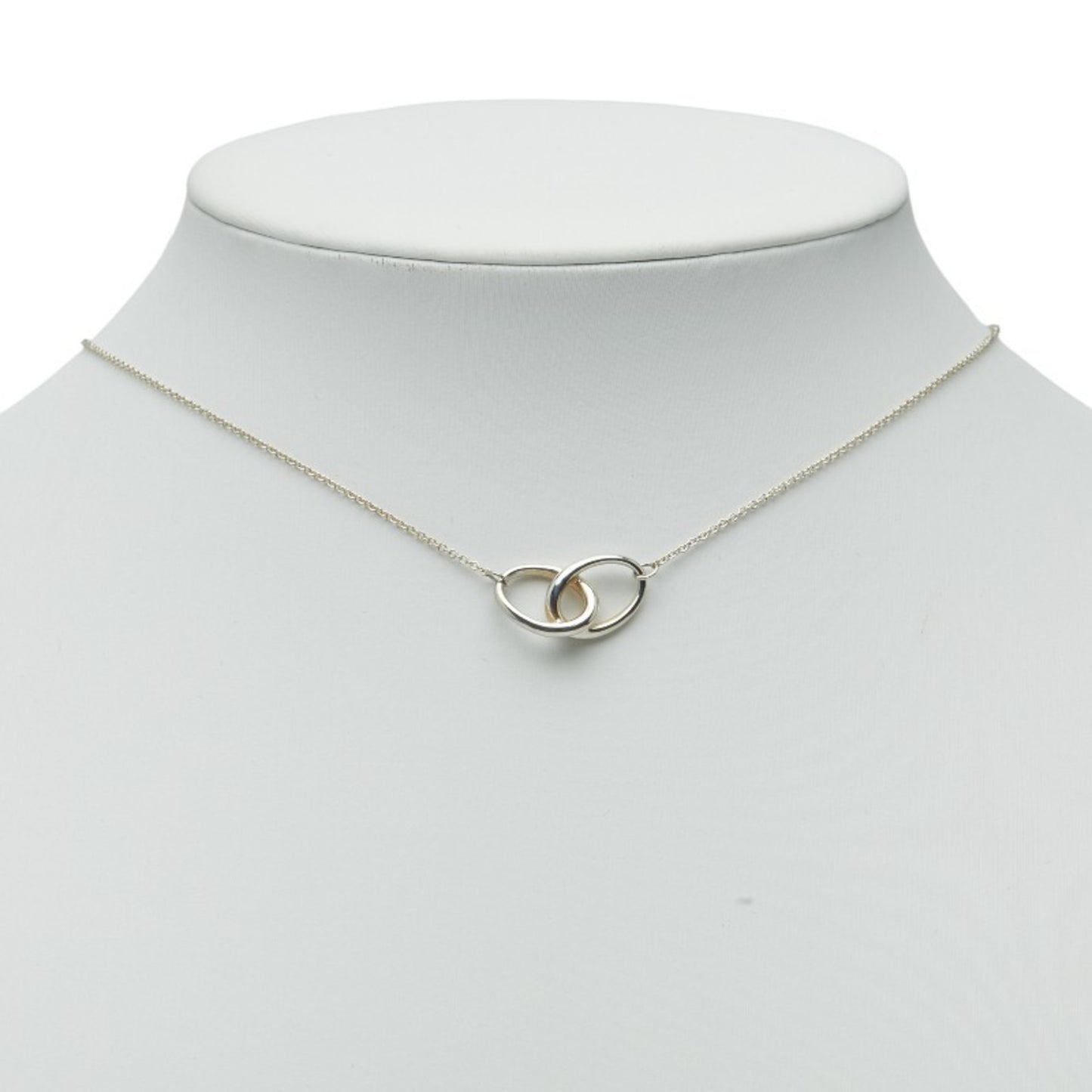 Tiffany & Co. Double Loop Necklace In 925 Sterling Silver