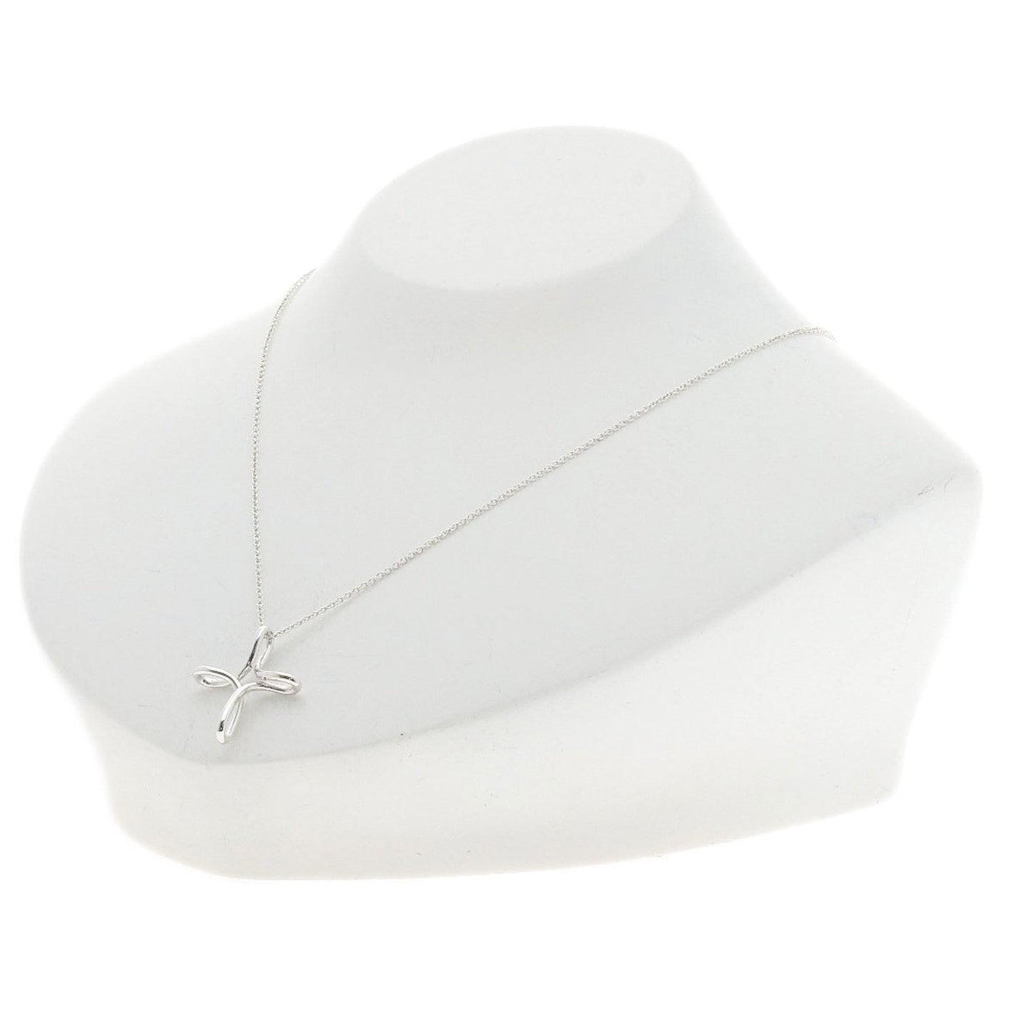 Tiffany & Co. Infinity Cross Necklace Silver
