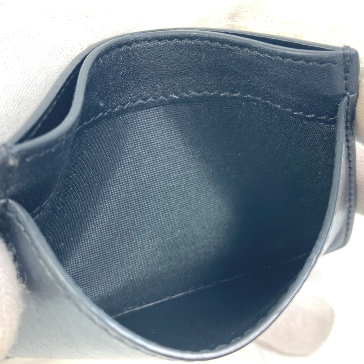 Celine Card Holder Pass Case Card Case Card Case Black White