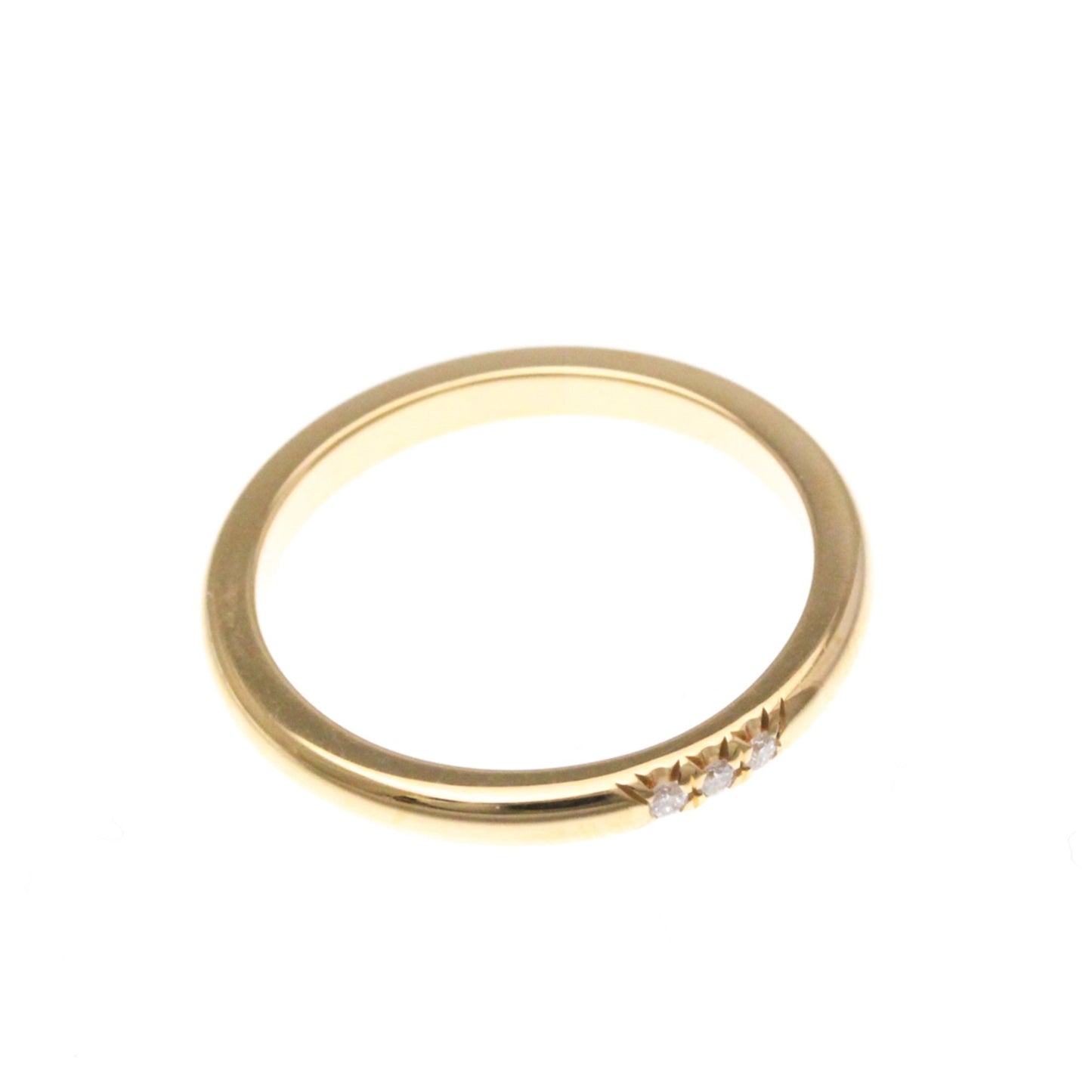 Tiffany Forever Ring 3P Diamond Pink Gold (18K) Fashion Diamond Band Ring Pink Gold