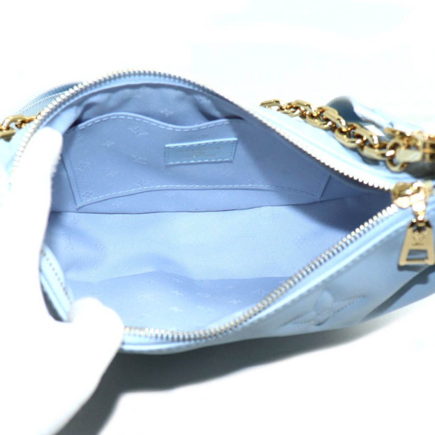Louis Vuitton Louis Vuitton Over The Moon Shoulder Bag Bubble Gram Blue Glacier M59825