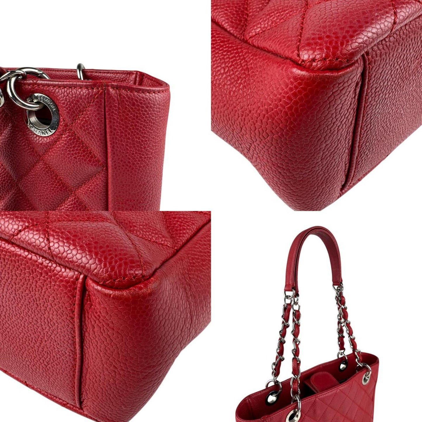 Chanel Handbag In Caviar Leather