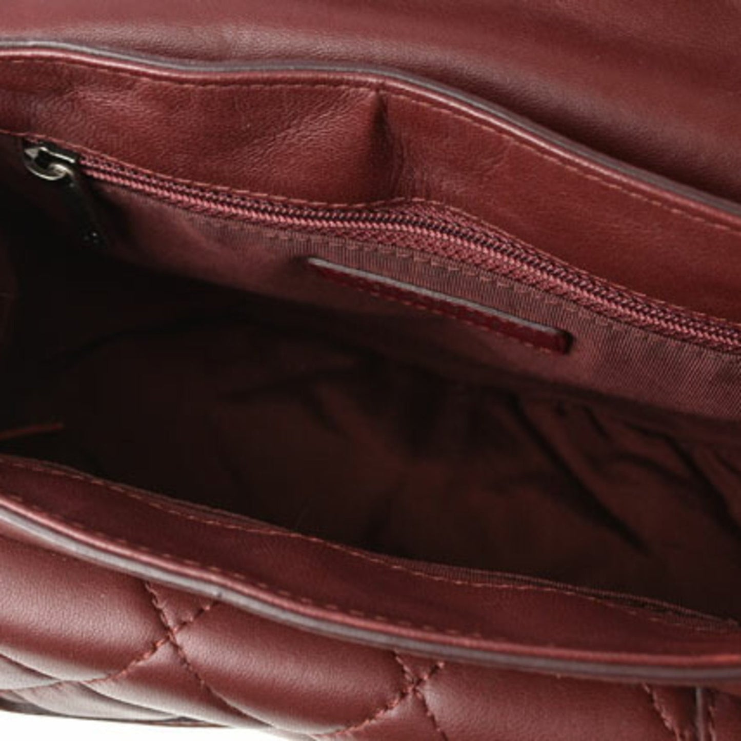 Chanel Chain Shoulder Bag Chanel Saddle Lambskin Matelasse/Quilted Bordeaux