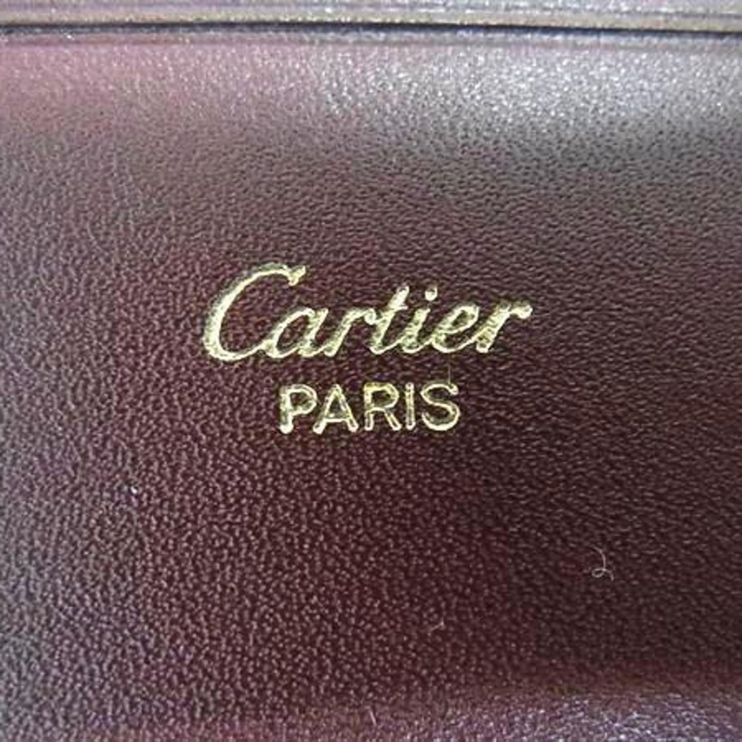 Cartier Must Line Long Wallet 73184183 Bordeaux Leather