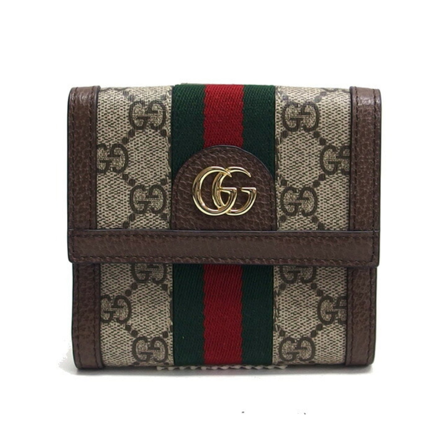 Gucci Bi-Fold Compact Wallet Ophidia Gg Supreme