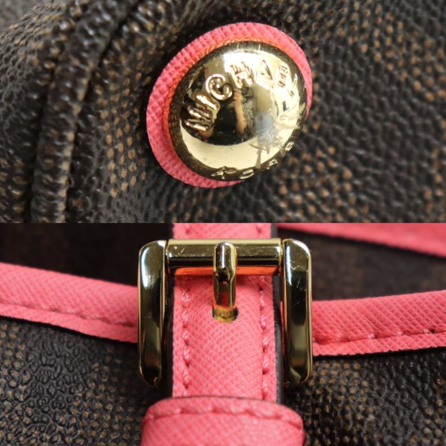 Michael Kors Tote Bag Brown/Pink