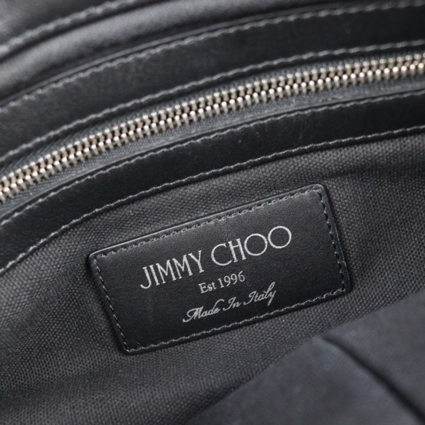 Jimmy Choo Jimmy Choo Derek Derek Second Bag Emg Leather Black Star Studs Emboss