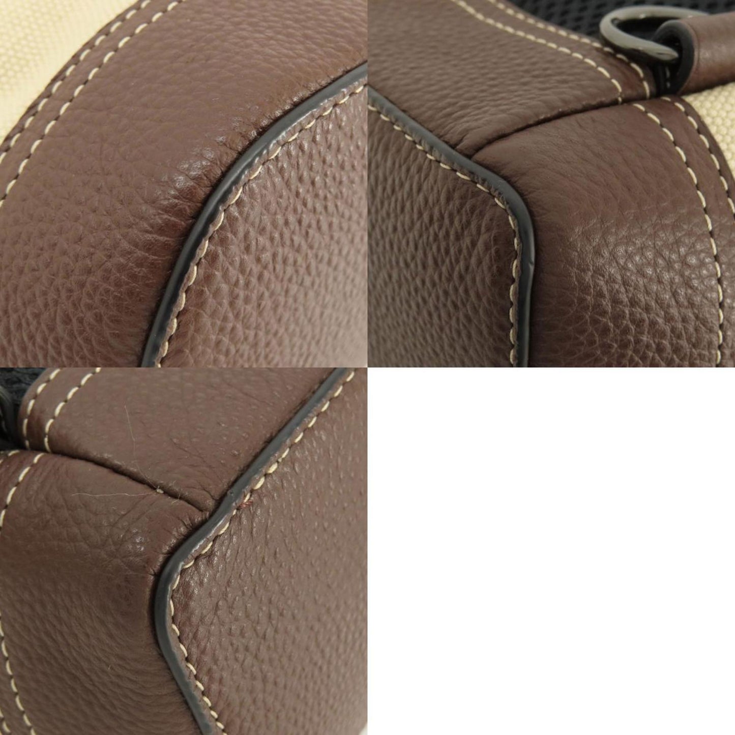 Coach Ch074 Padson Small Body Bag Canvas Leather