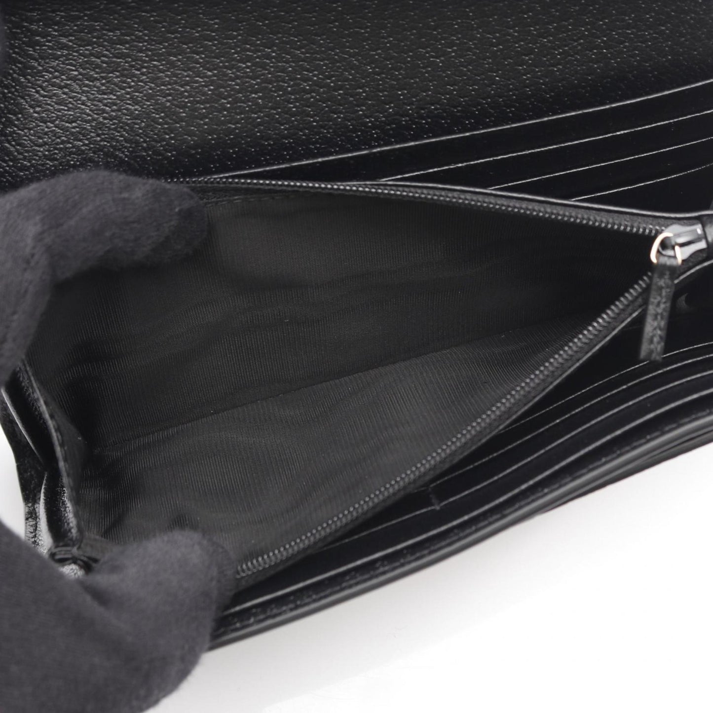 Gucci Ophidia Web Stripe Bifold Long Wallet