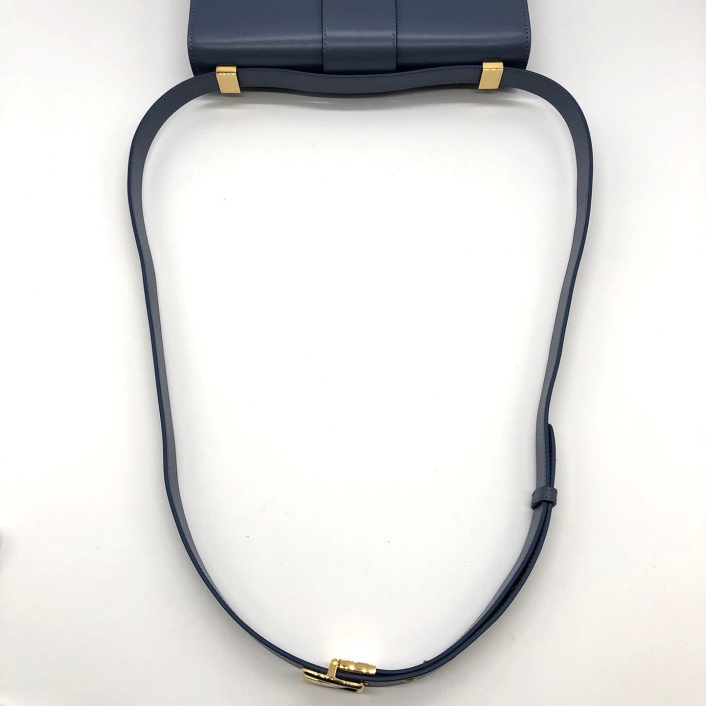 Christian Dior Dior Christian 30 Montaigne Shoulder Bag Blue Leather
