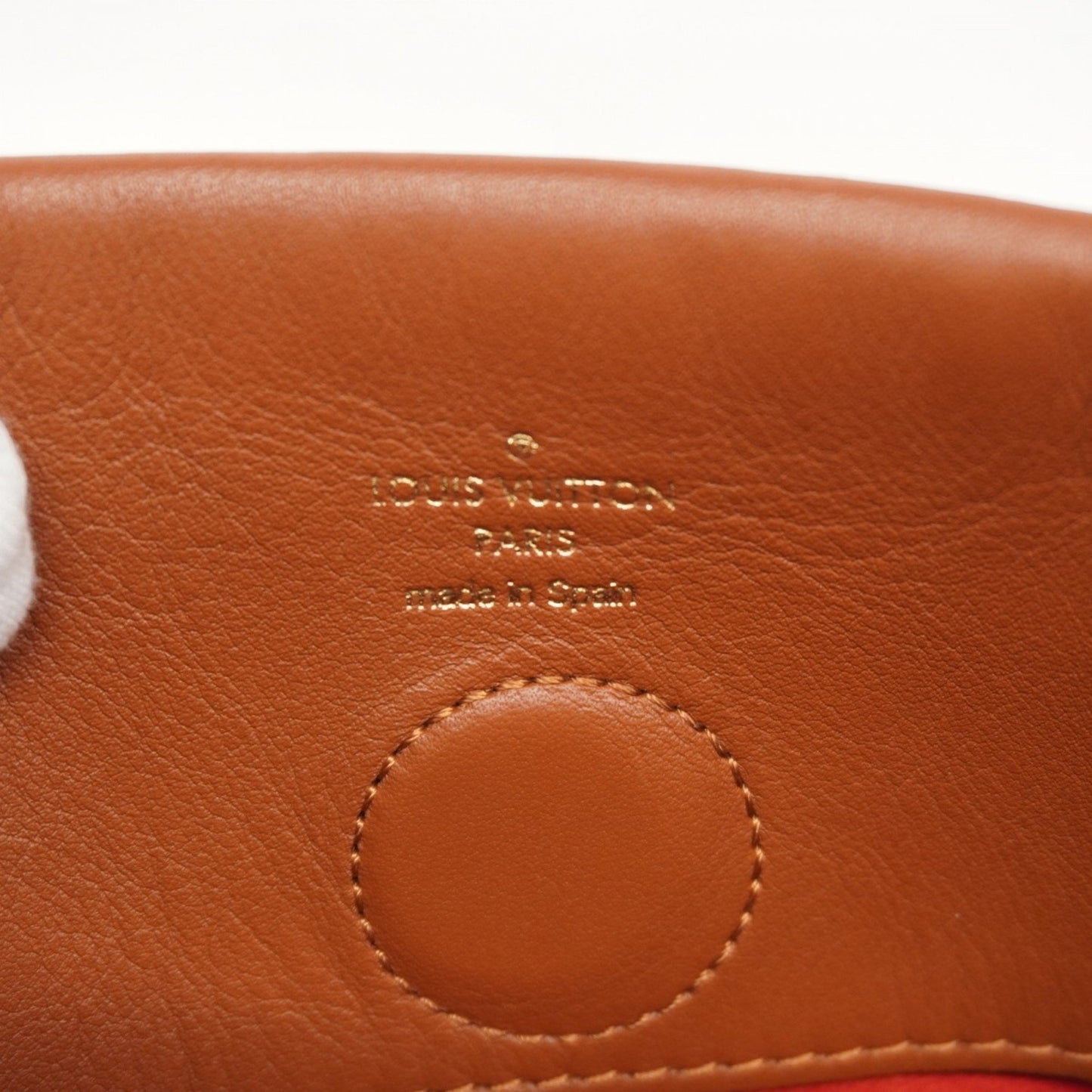 Louis Vuitton Monogram Tuileries Hobo Handbag M43155 Brown/Red 2-Way Bag