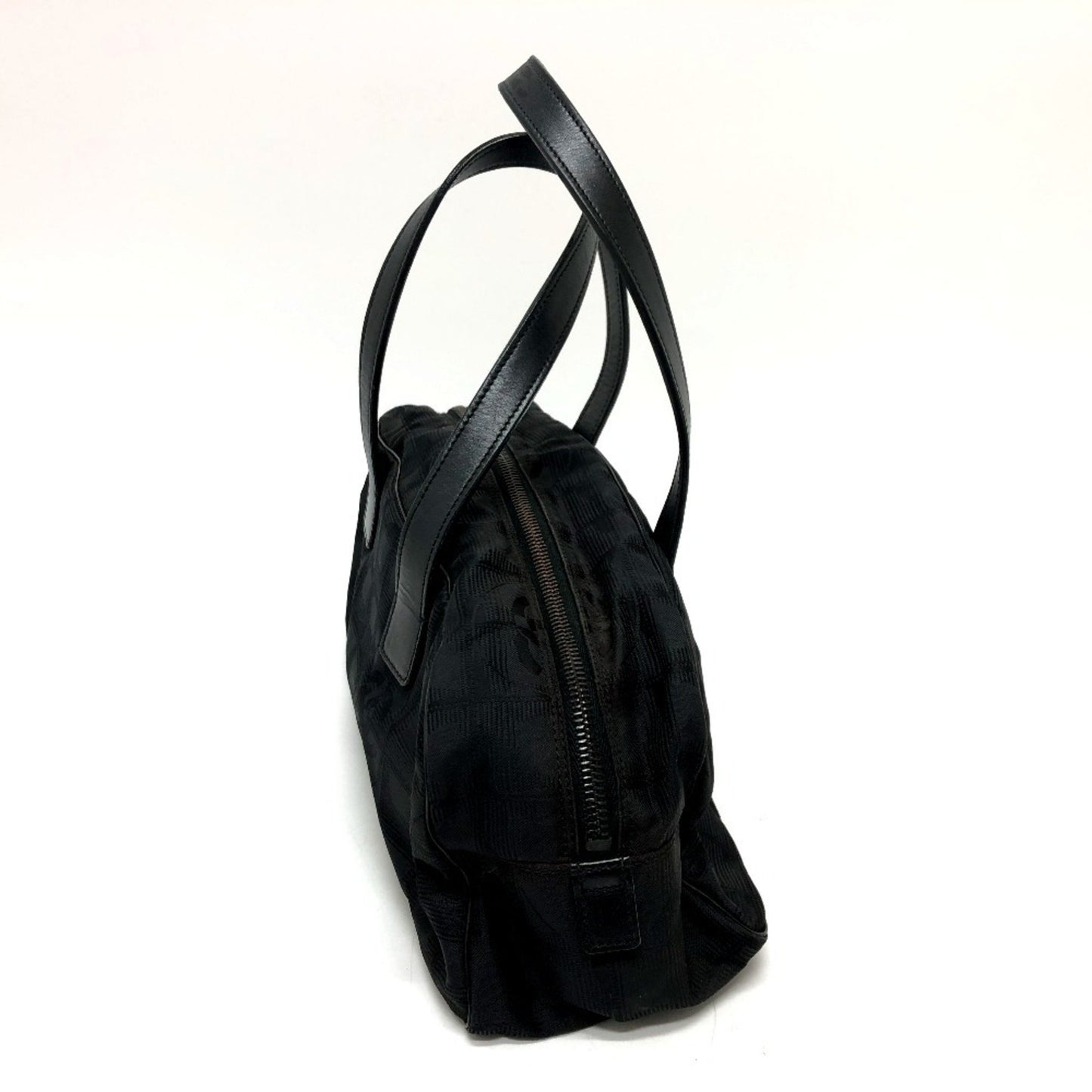 Chanel A15828 New Travel Line Handbag Boston Bag Leather/Nylon