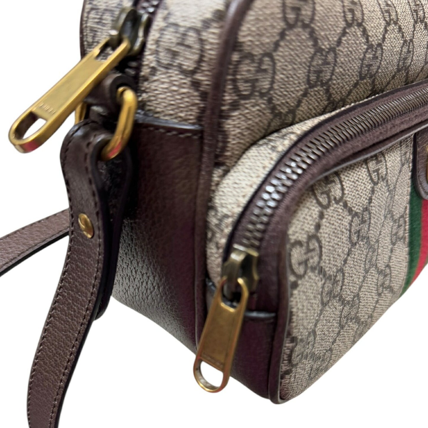 Gucci Ophidia Shoulder Bag Gg Supreme Canvas 723312 Beige